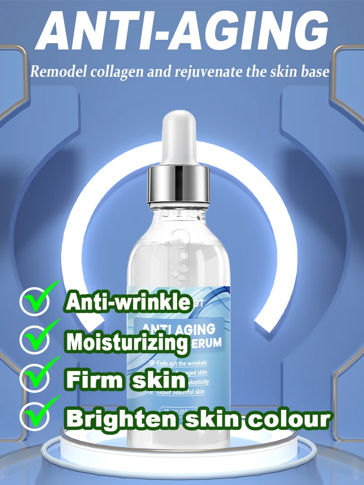 Anti-wrinkle Instant Remover Face Serum Lifting Firming Fade Fine Lines Anti-aging Essence Whitening Brighten Nourish Skin Care