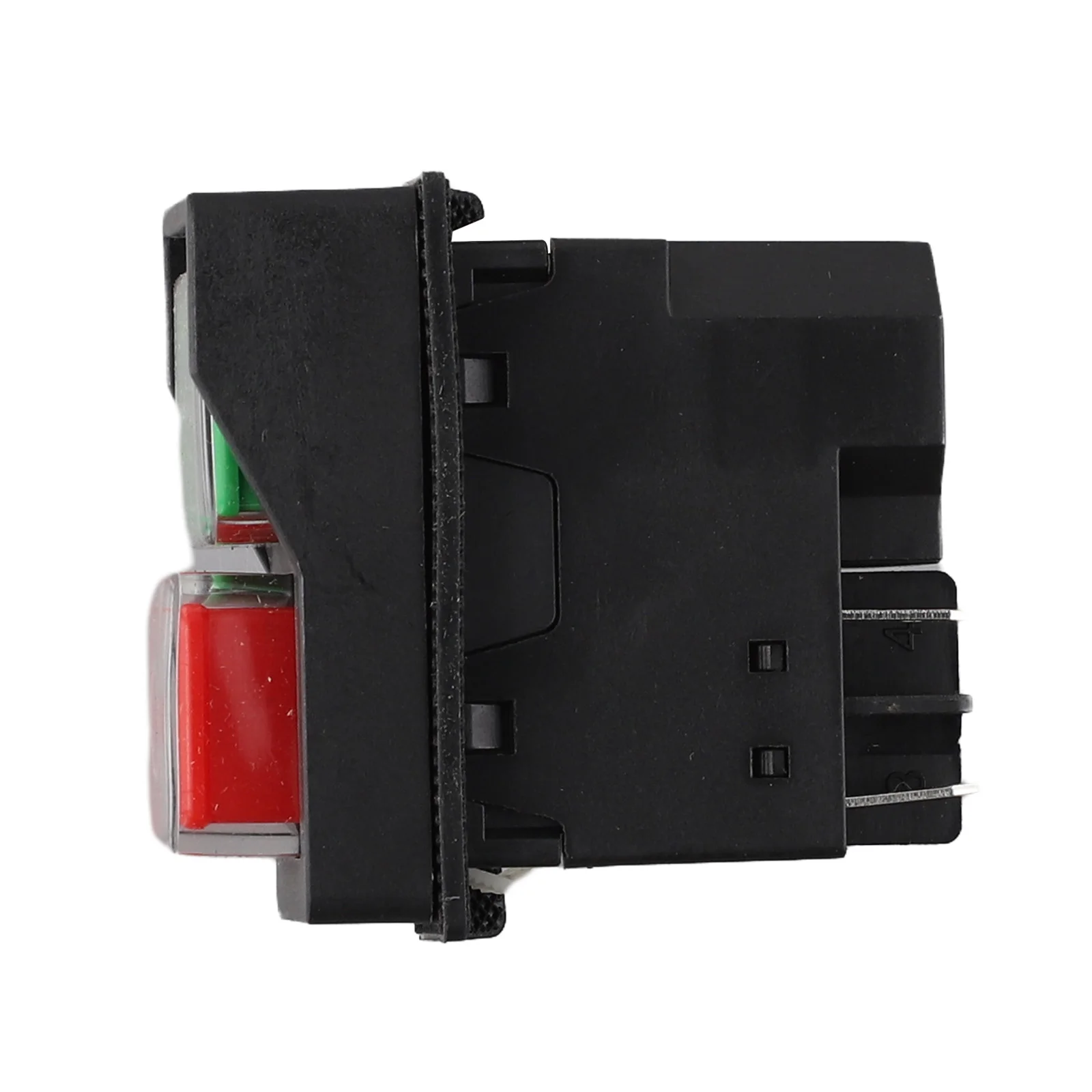 Black Waterproof Switch Industrial Pushbutton Switch Lathe Machine Switch 18A Current Rating 220-240V Coil Voltage