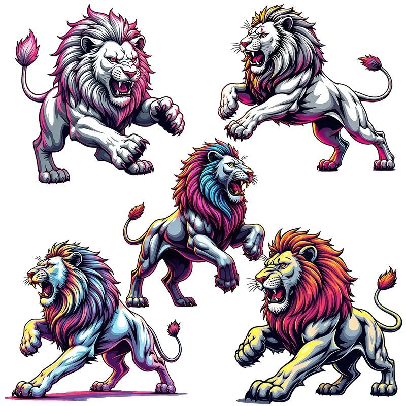 Three Ratels CD193 Fantasy White Lion Art Animal Wall Stickers for Home Decoration iPad decals Personalized Car Stickers