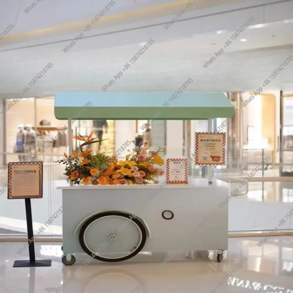 S High-end Booth Float, Cinema Beauty New Year's Window Display Stand, Mobile Shopping Mall Exhibition Booth Car