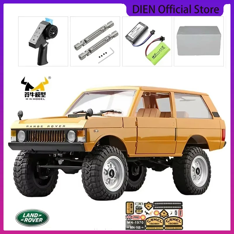 New Toyota RCCar Manniu Mn82s four-wheel Drive Retro Remote Control Car 1:12 Land Patrol Pickup Climbing model toy gift