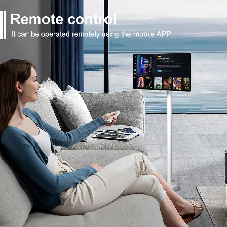 

Smart Tvs Wireless Moving Portable Televisions Touch Screen Lcd Mobile Mini Tv Display With Animation TV Android