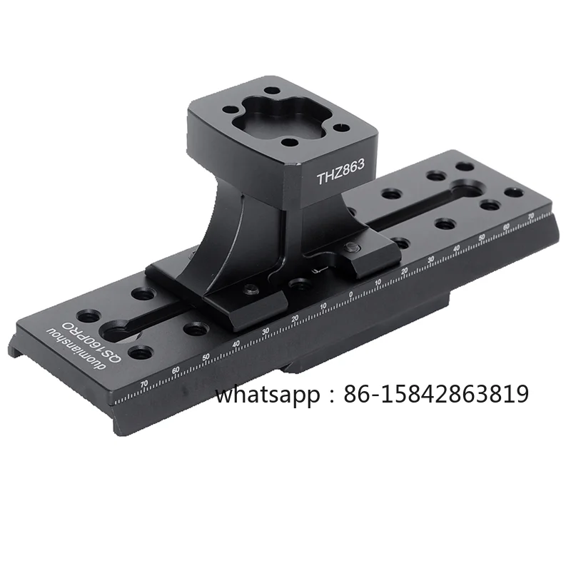 A52T IS-THZ863 Adjustable Lens Replacement Foot Bracket For Manfrotto 502/701 Sand Sparrow 6T/8T/DV3+3/DV5+5 Hydraulic Head
