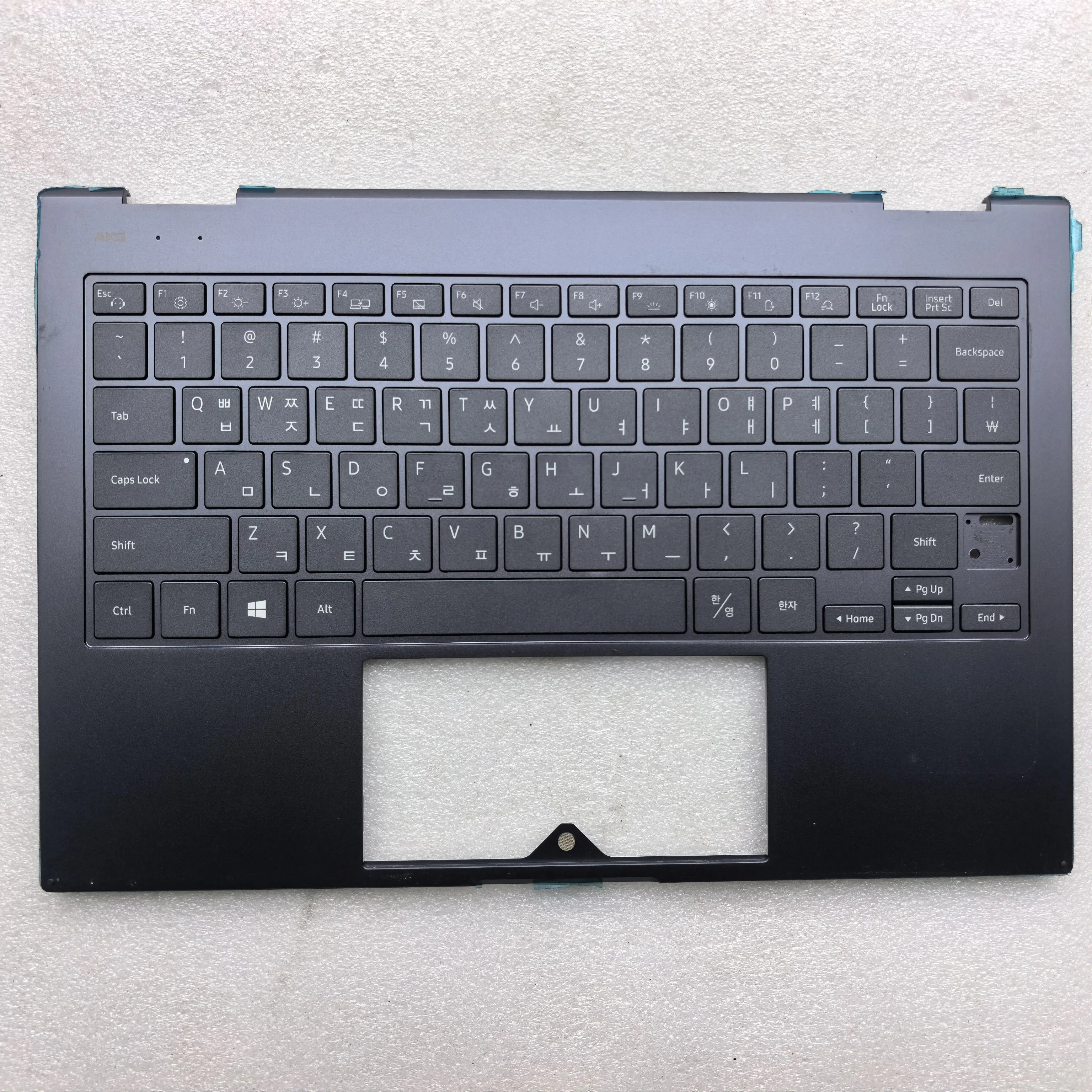 Korean layout New laptop palmrest cover with keyboard for samsung GalaxyBookFlex NP930QCG 931QCG  BA97-00272L