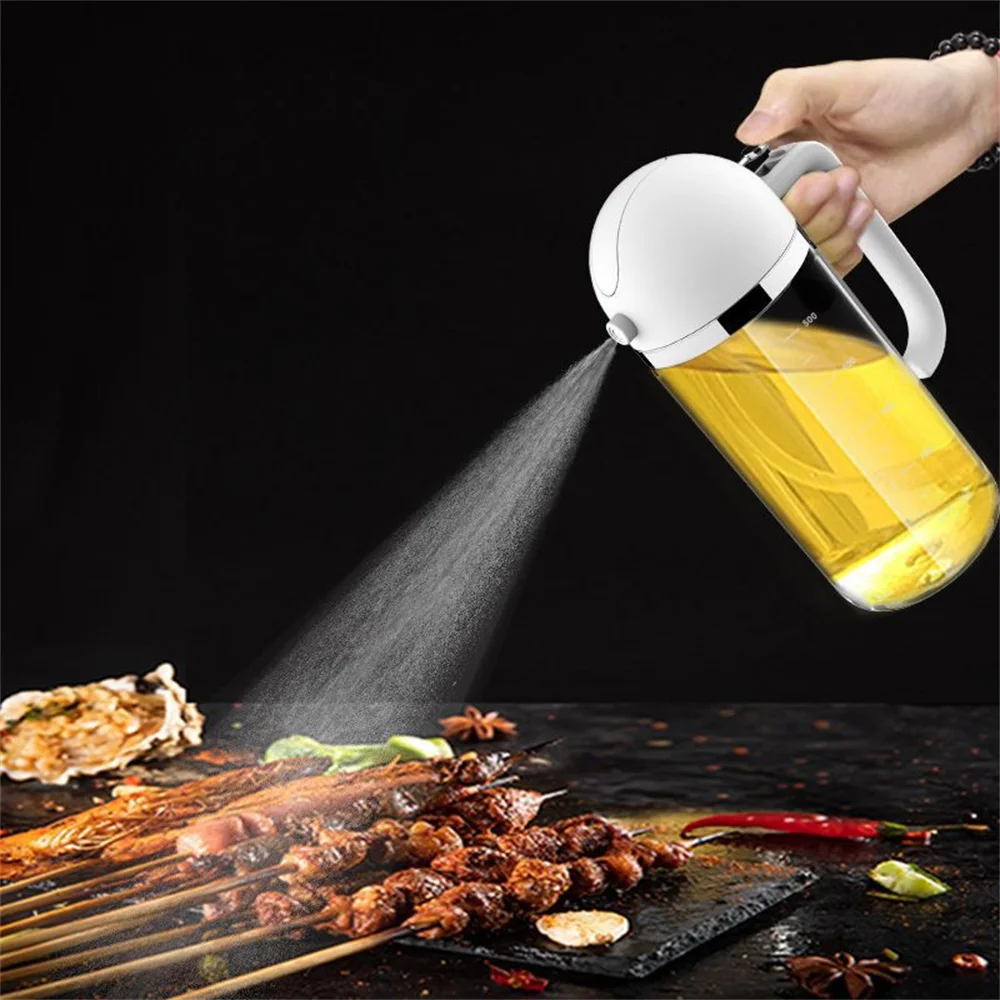 Press-Type Spray Barbecue Oil Pot Seasoning Bottle Two-In-One Dual-Purpose Sprayer Can Evenly Spray Barbecue Oil Spray Bottle