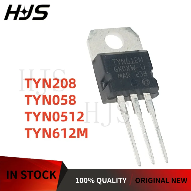 10PCS NEW 100%quality TYN208 TYN058 TYN0512 TYN612M electrónica TO-220 Commonly used unidirectional thyristors electronics IC