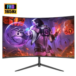 24 Inch 1K 165Hz Cong Chơi Game Màn Hình 144Hz 1MS VA FHD Để Bàn Hiển Thị 300cd/M² dành Cho Màn Hình PC Game Thủ Loa Lắp Sẵn DP