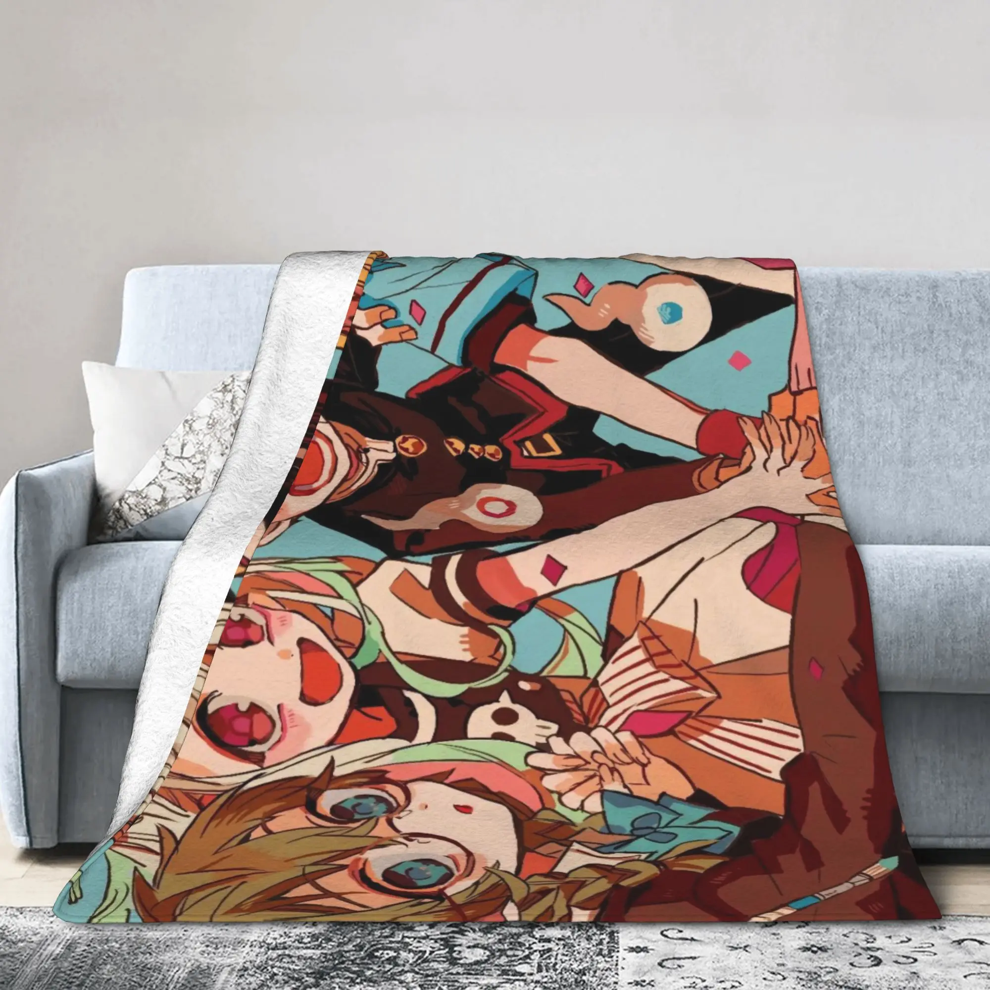 Hanakos Kuns Japanese Blankets Quality Soft  Throw Blanket Winter Boy Girl Couch Chair Comfortable Bedspread