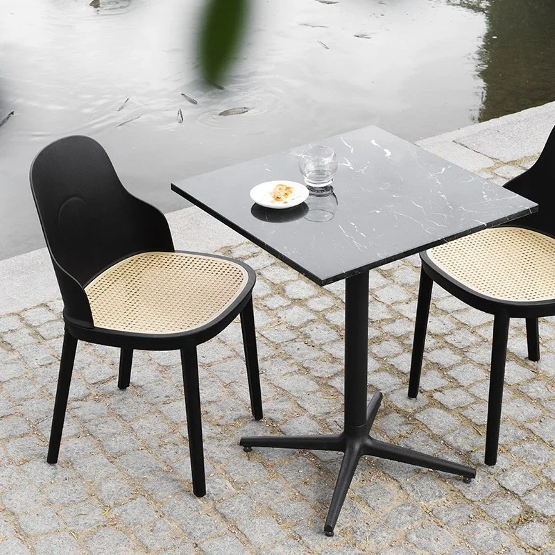 Sitz, Outdoor-Stuhl, Rattanimitat, Esszimmer, Buch, einzigartiges Design, Zuhause