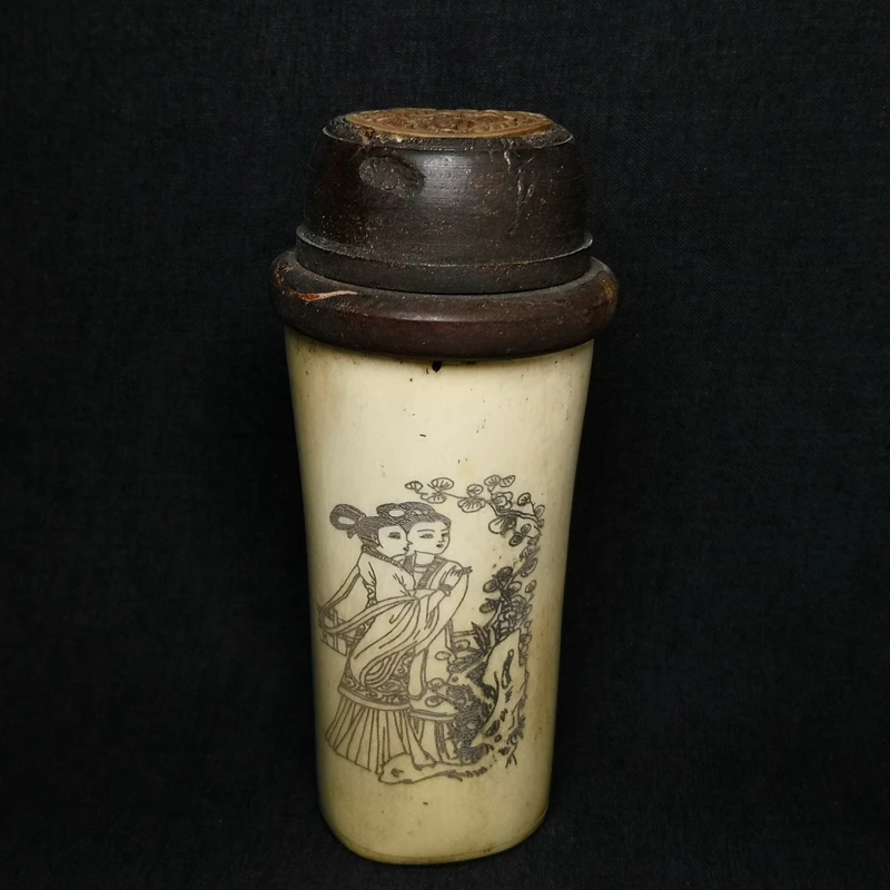 statua-artigianale-yizhu-culture-art-di-belle-cricket-in-legno-intagliato-a-mano-14x62cm-scatola-antica-decorativa-regalo-da-collezione