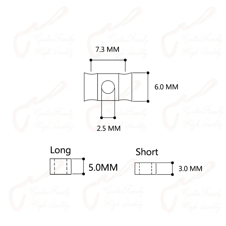 1 Set High Quality GuitarFamily Electric  Guitar String Retainer String Guide