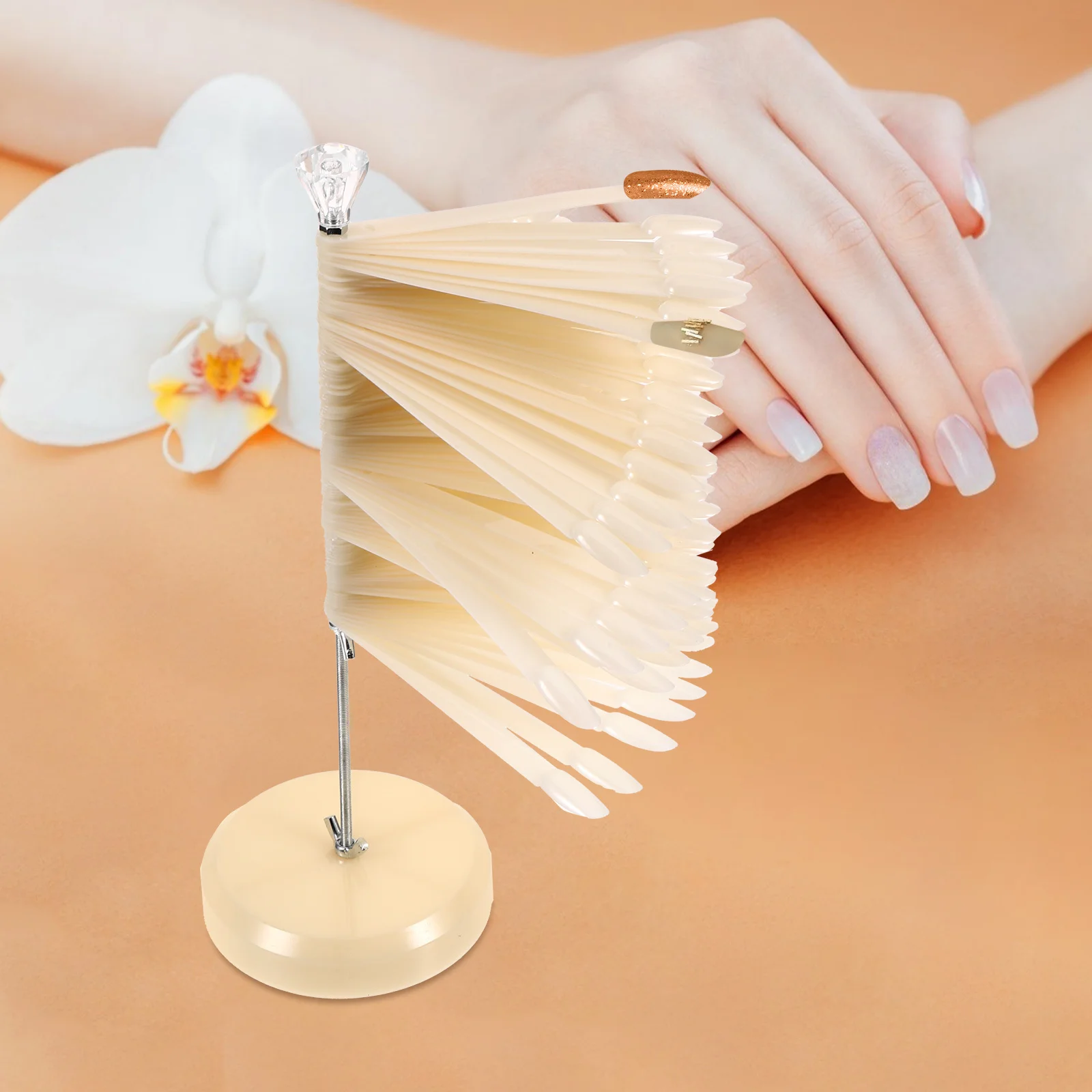 

120 Nail Color Display Sticks Nail Polish Stand Practice Nails Art Display Supplies Nails Supply