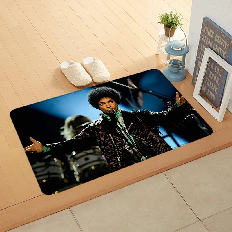 Door Mats Interior Foot Rug P-Prince Rogers Nelson Welcome Floor Mat for Entryway Hallway Carpet Kitchen Rugs Fluffy Home Decor