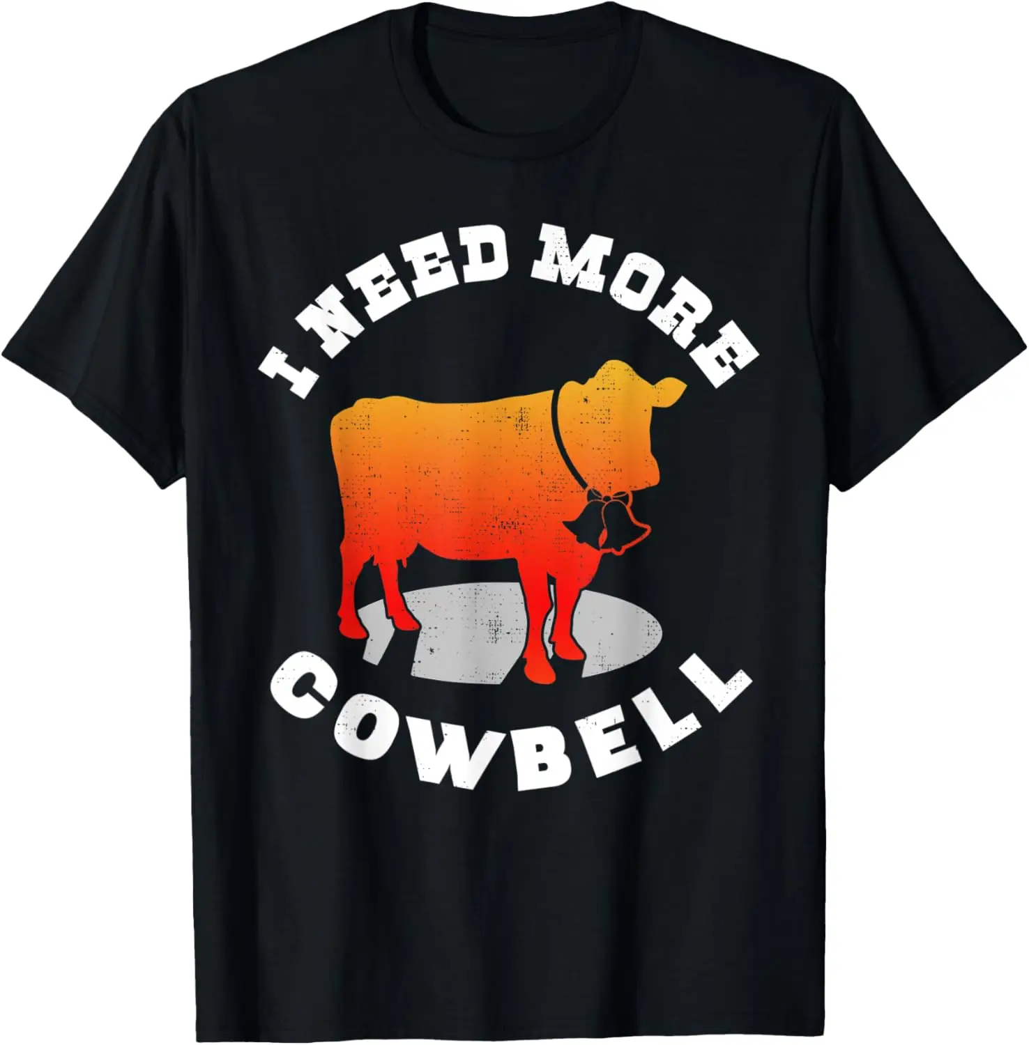 

Забавный юмор коровы | Футболка с забавным верхом More Cowbell