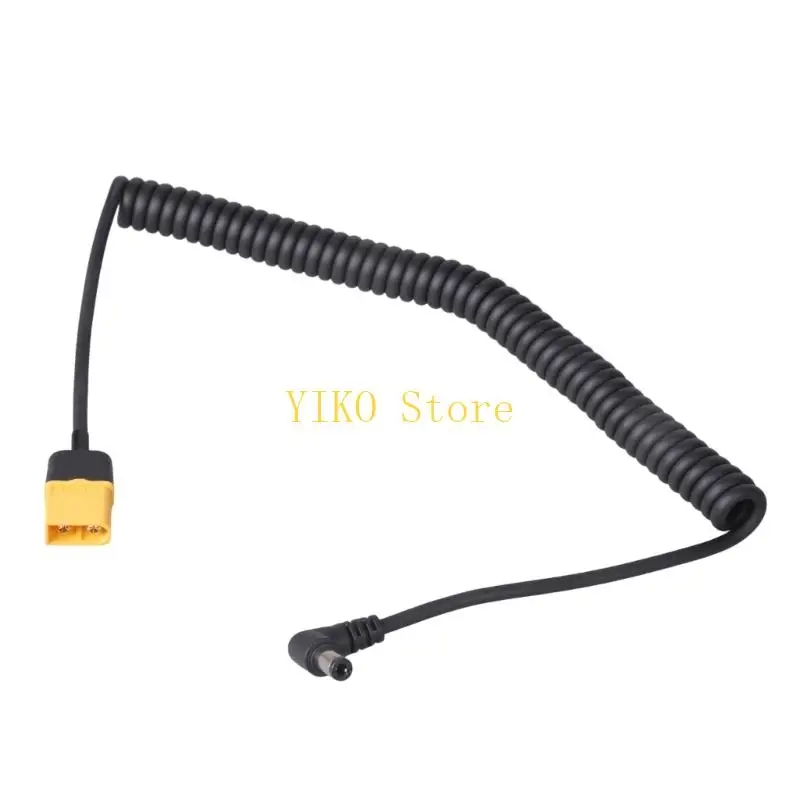 K32C XT60 Male/Female to 5.5mmx2.5mm 5525 Power Adapter Spring Connector Cable