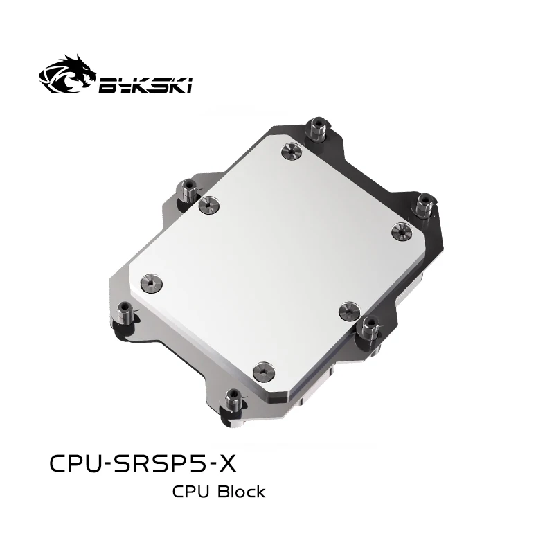 Imagem -04 - Bykski Cpu Water Block Use para Amd Sp5 Soquete Retângulo Cpu Radiador de Metal de Cobre Liquid Cooling Systemcpu-srsp5-x