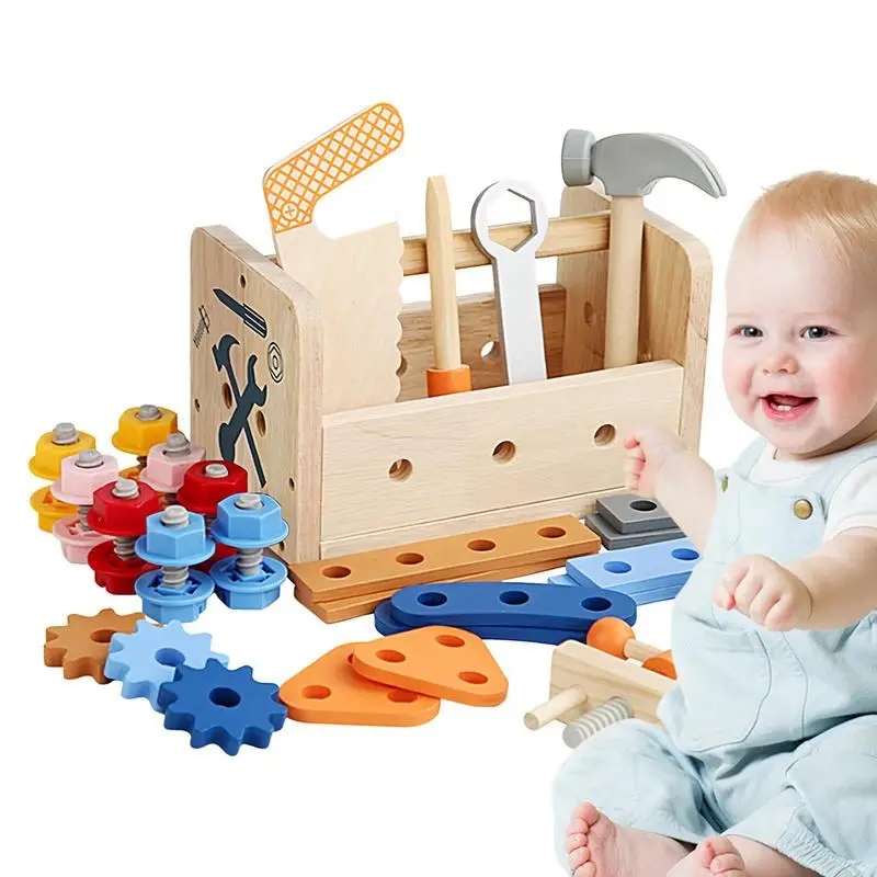 

Kids Screw Nut Toy Hands-on Ability Training Early Education Toy Nut Disassembly And Assembly Learning Sensory Bin Building