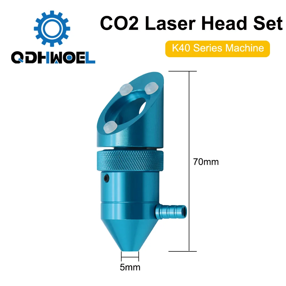 QDHWOEL QDHWOEL CO2 ليزر رئيس ، K40 سلسلة النقش بالليزر ، عدسة آلة القطع ، ضياء 15 ، 18 مللي متر ، البعد البؤري 50.8 مللي متر مرآة ، 20 مللي متر
