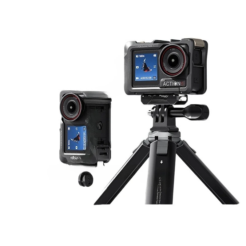 

Applicable to DJI Action5pro/4/3 metal rabbit cage magnetic suction quick release protective cover sports camera accessories