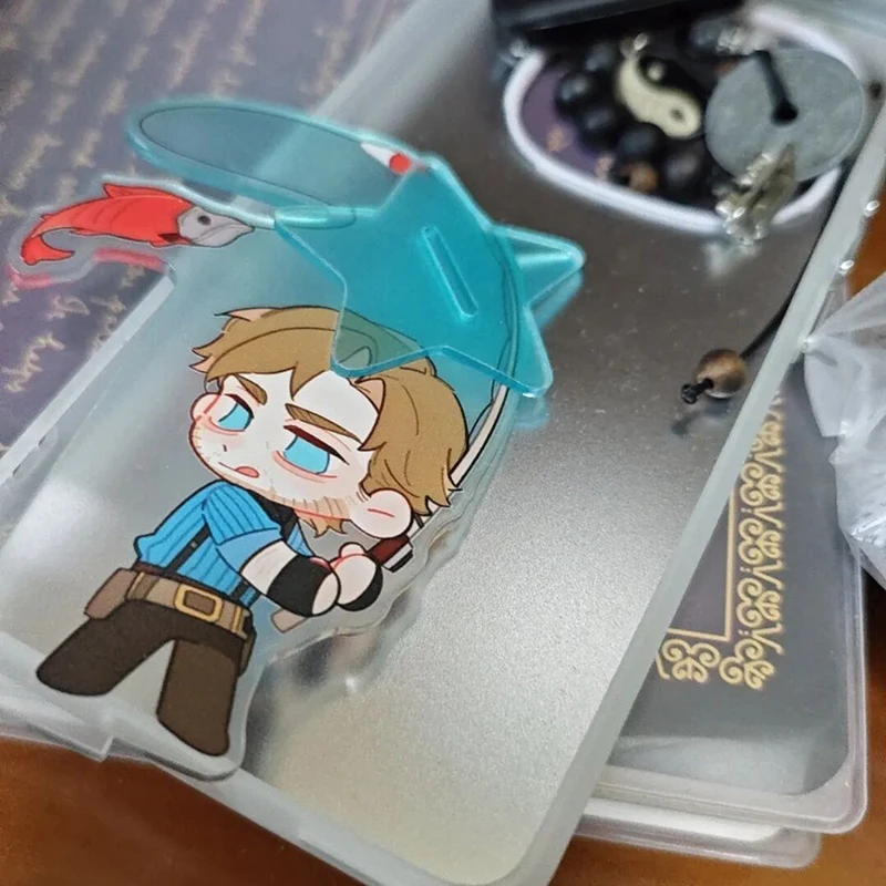 Game Red Dead Redemption 2 RDR2 Arthur Morgan Cosplay Standing Plate Kawaii Rotate Acrylic Figure Stand Accessory Ornament Props