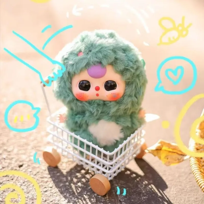 New Genuine Baby Three Cutie Series Plush Blind Box Vinyl Bag Pendant Kawaii Doll Fashion Play Toy Decoration Doll Birthday Gift
