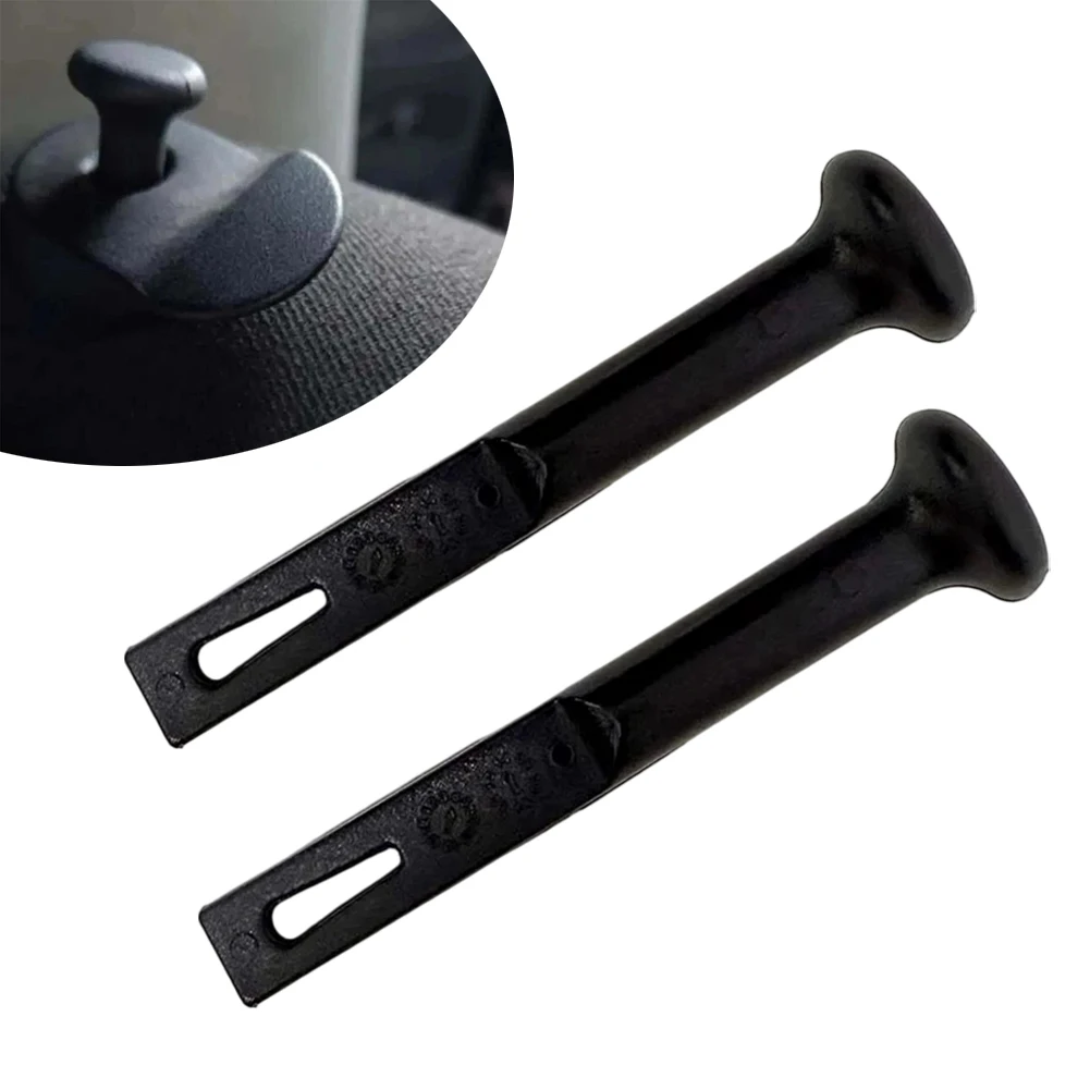 2Pcs Rear Seat Hinge Control Knob Handle Holder For 206 207 For C2 9628671877 Car Seat Backrest Folding Control Handle Replace