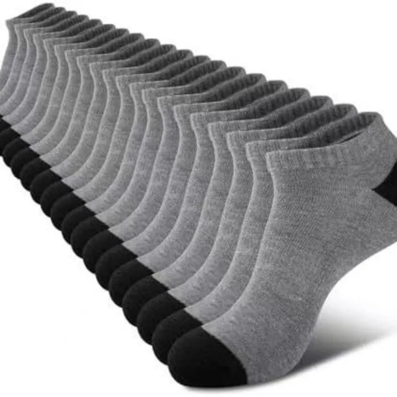 

Ультрамягкие дышащие мужские классические носки, удобные повседневные носки унисекс для ношения на открытом воздухе, 1/10/20/30 пар