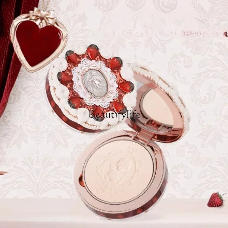 

[New Product] Flower Knowledge Strawberry Cupid Powder Matte Soft Focus Oil Control Makeup