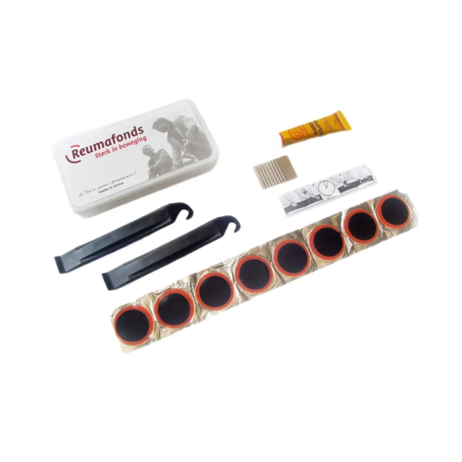 مجموعة رقعة ثقب الأنبوب الداخلي للمطاط القابل للنفخ، ملحقات الأدوات العملية متعددة الاستخدامات، مجموعة رقعة الإطارات مع صندوق تخزين #2