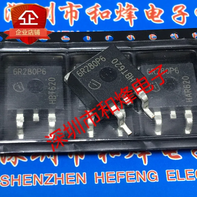 Free shipping   6R280P6 IPB60R280P6 TO-263 650V 39A      10PCS