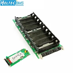 17s Power Wall 18650 Battery Holder 62V/72V Battery Box Balancer PCM 45A BMS diy Kit 18650 Battery Pack for Ebike Electric Car