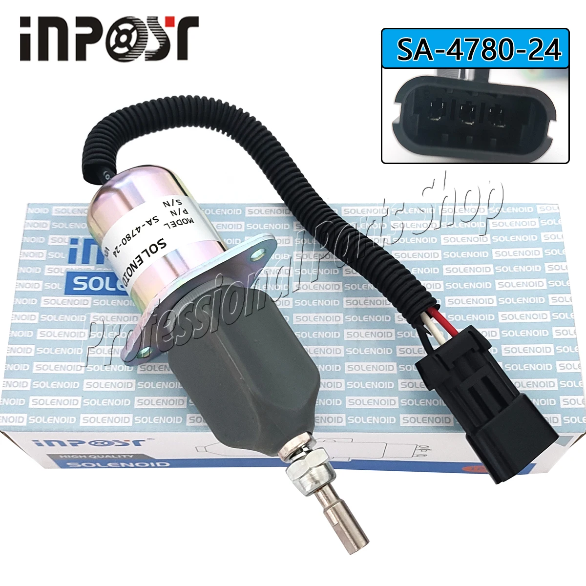 

SA-4780-24 24V Fuel Shutoff Solenoid For Woodward 1751ES-24A7UC9B5S5