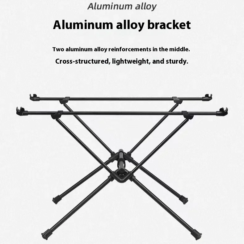 668g Camping Folding Table Lightweight 380D/UHMWPE Plaid Fabric Roll-Up Table Portable Aluminum Alloy Tables for Outdoor Picnic