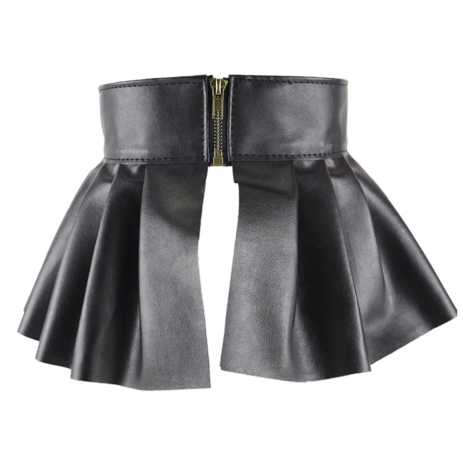 Elastic Waist Belt Skirts Wide Women Charm Waistband Dress Ruffle Costume