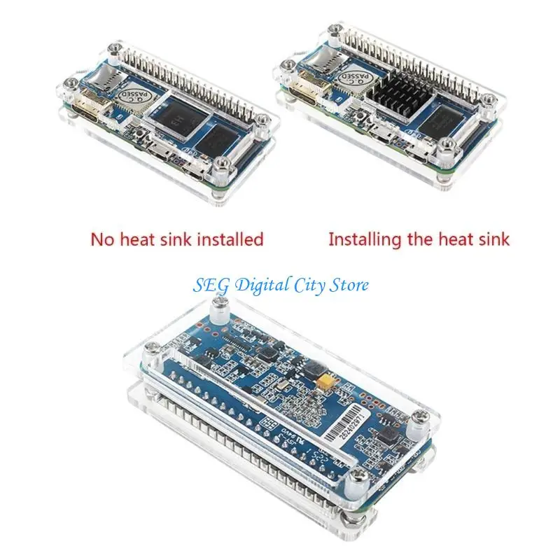 

Защитный корпус U75B для банановых пи-м2- ноль материнских плат