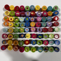 20pcs Assorted Stamps for Kids Self-ink Stamps Children Toy anima Smiley Face Seal Scrapbooking DIY Painting Photo Album Decor ﻿