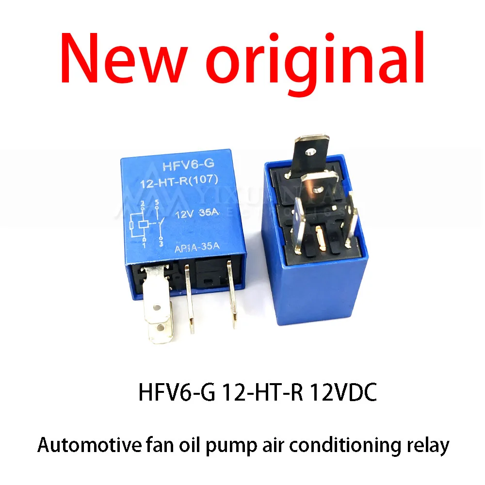 (10pcs) 100% New relay HFV6-G 12-HT-R 12VDC Automotive fan oil pump air conditioning relay