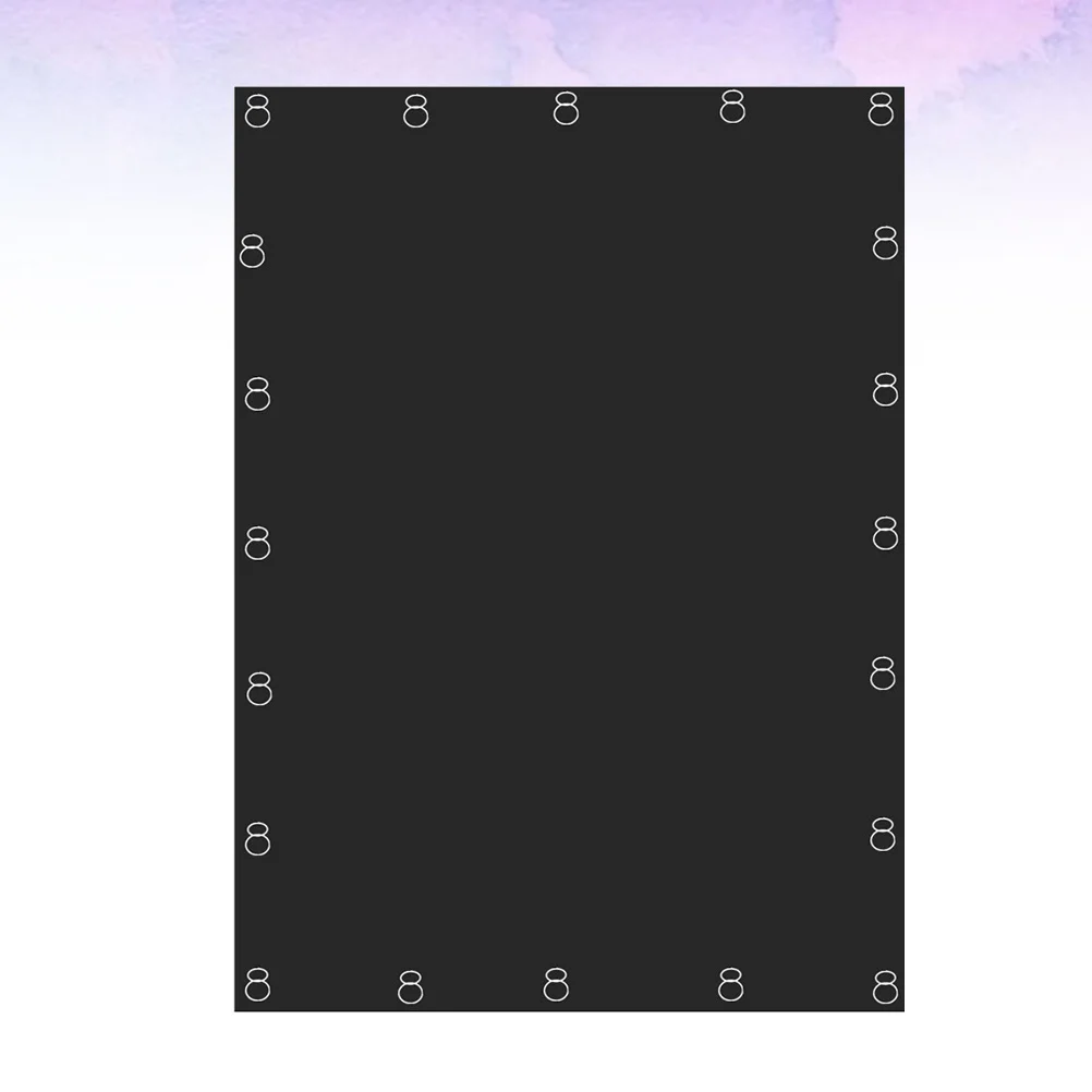 1 pz tenda parasole nera tessuto resistente allo strappo tenda per porte finestra protezione solare tende per sala privacy tende