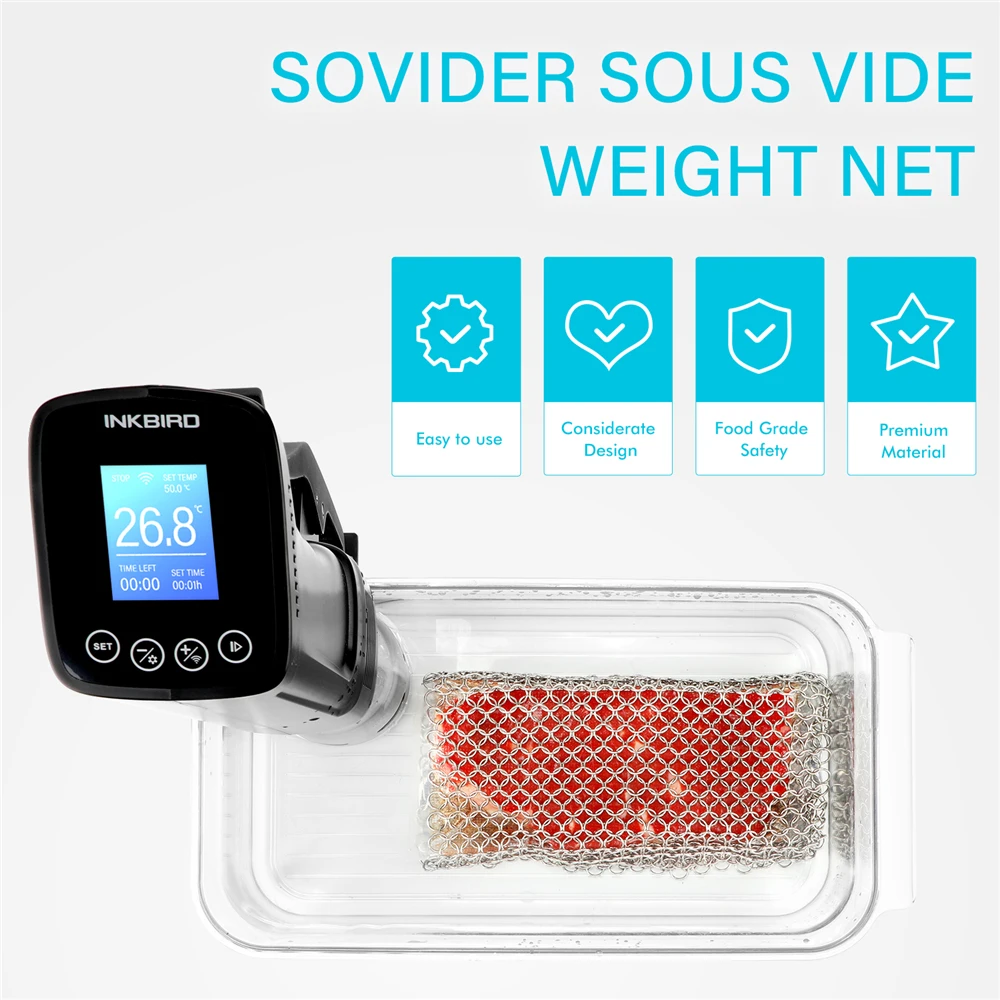 SOVIDER nerez ocel pletivo food-grade sinker sit' váha sous vide periferie poskytnout pro pomalá vařič vacuum vařič kuchyň kuchařka