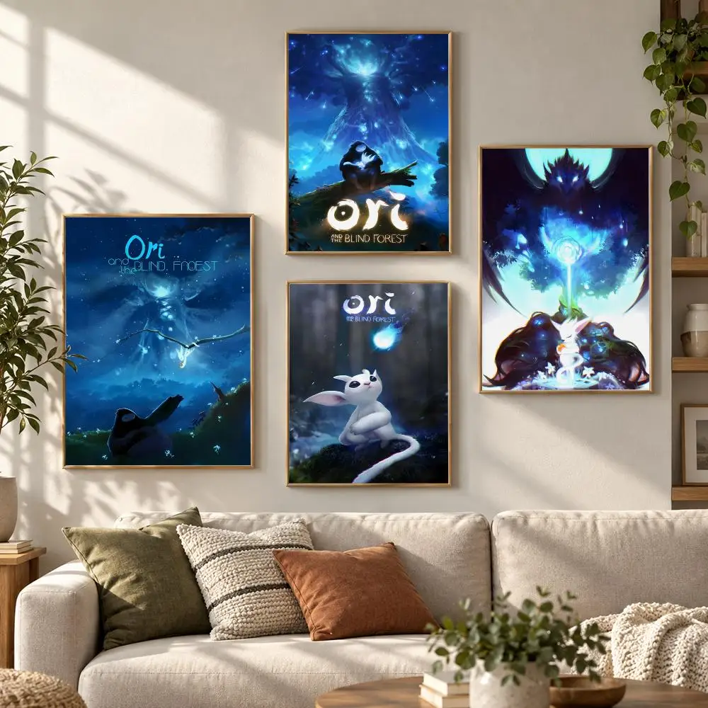 Game O-Ori And The Blind Forest Poster HD Waterproof Aesthetic Wall For Home Decor Trendy Durable Easy To Apply Art