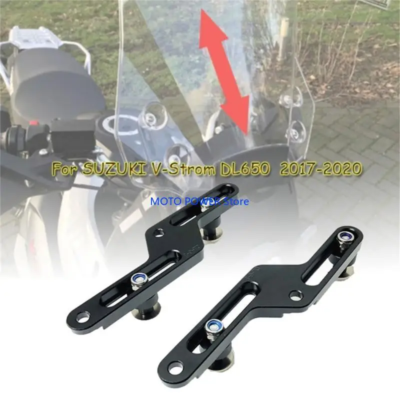 

G7ND For V-Strom 650 DL650 Motorcycle Aluminum Windshield Mounting Bracket Universal