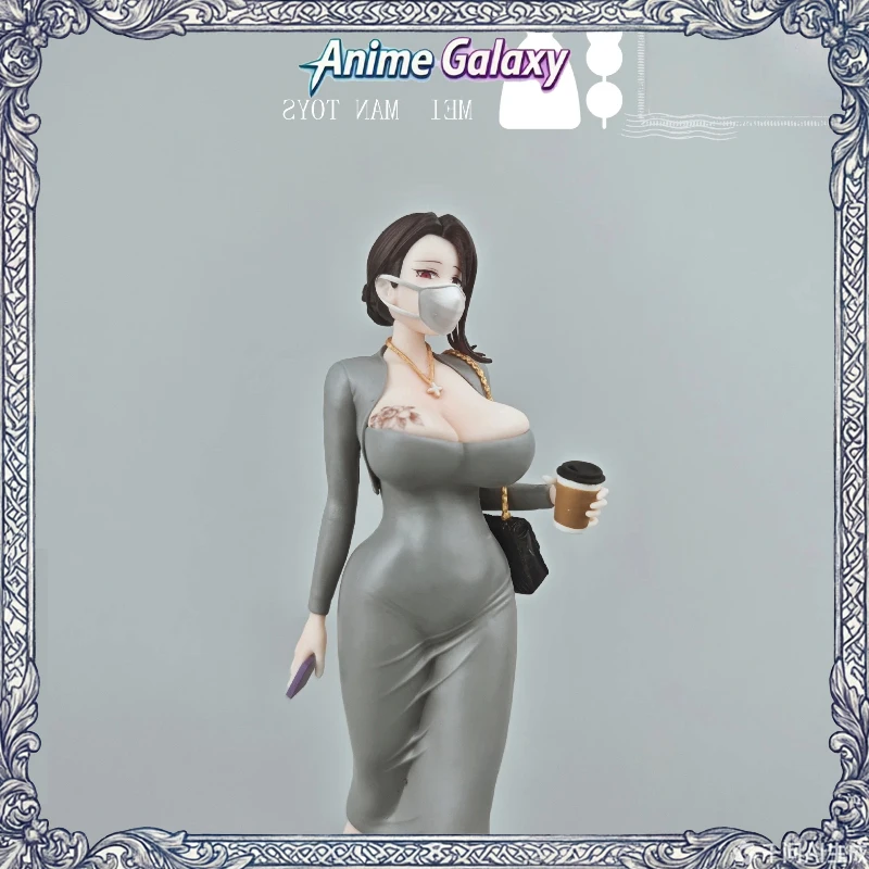 

Коллекционная фигурка аниме-девушки в стиле Cool Sister: высококачественная, элегантная, красивая женская кукла для декора компьютерного корпуса и т.д.