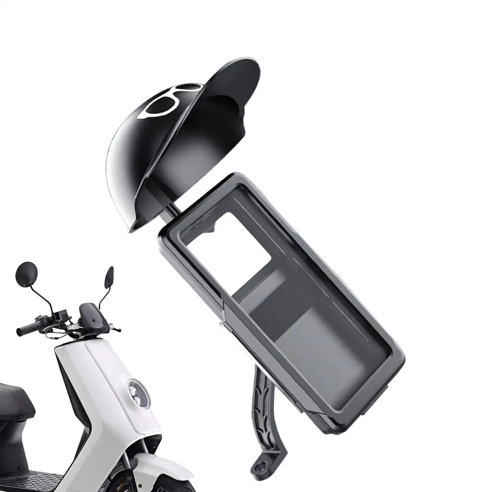 

Mountain Bike Phone Mount Support With Sun Hat Mobile Phone Bracket Mount For Women Men Riding Motorcycles Bicycles Scooters