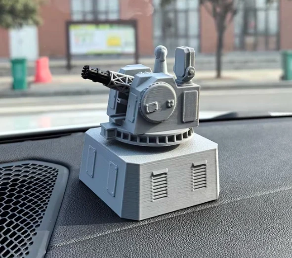 For Car Near Anti-gun Ornament, Solar Energy, 360 ° Rotation, Available on The Roof and Inside The Car,Fun Car Ornament