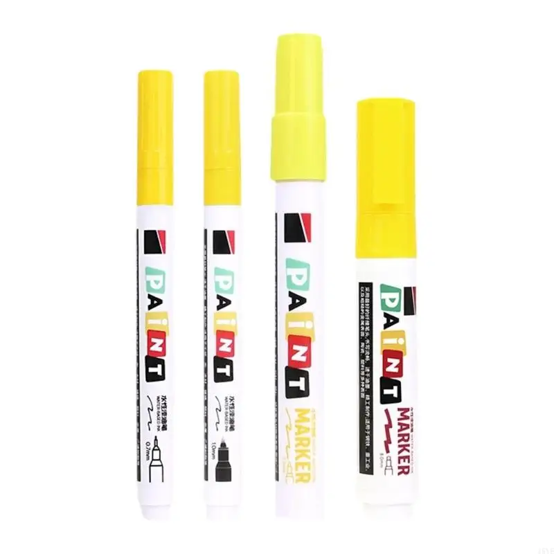  4Pcs Water and Oil Resistant Stone Paint Pen Sunproof Outdoor Tombstone Paint Pen For Rock Engraving Drawing Doodling