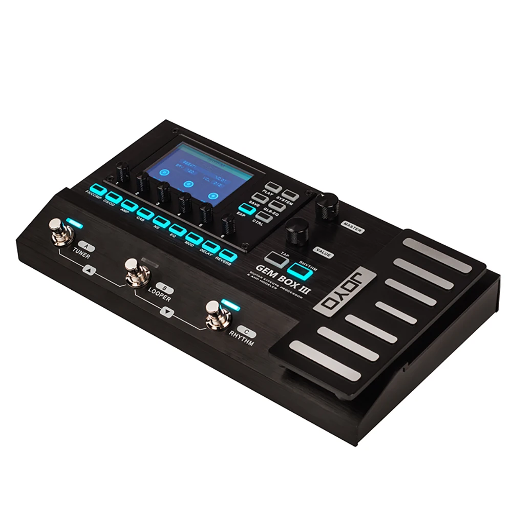 

Guitar Pedal Synthesizer Multi-Effects Processor Overspeed Distortion Pedal Looper Delay Effects 9 Effects Module