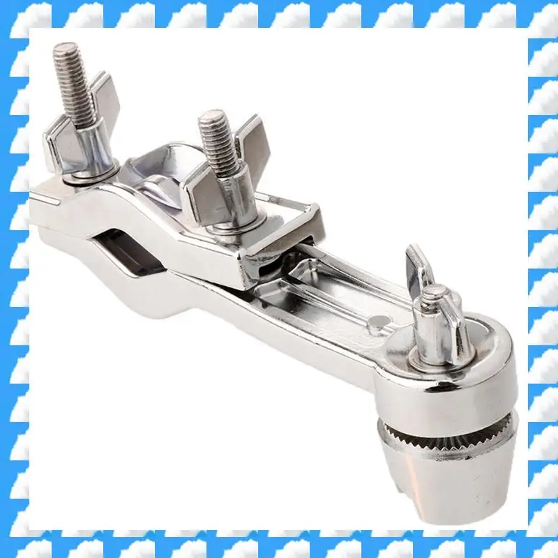 

ONGE 2X Drum Clamp Holder Clamp Drums Set Drum Mount Bracket Clamp Percussion Stand Drum Accessories