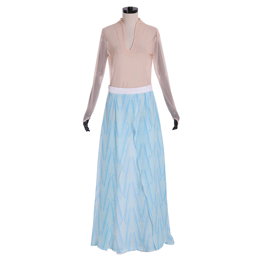 

The Arcana Nadia Satrinava Cosplay Purple Dress Suit Full Set Halloween Party Outfit