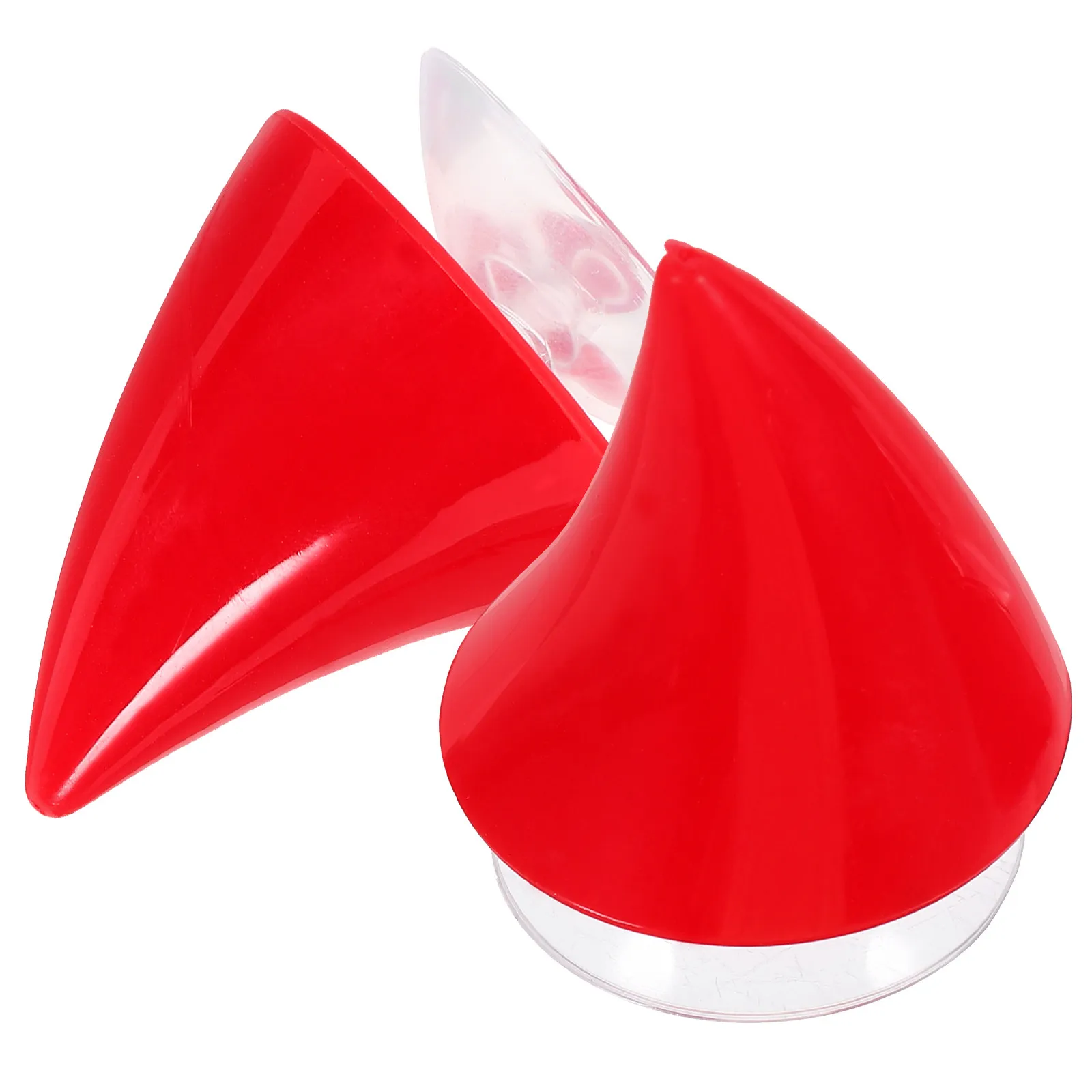 2Pcs Motorcycle Horn Demon Horns Decorative Reusable Suction Cup Accessory Motorcycle Decoration DIY Small Fake