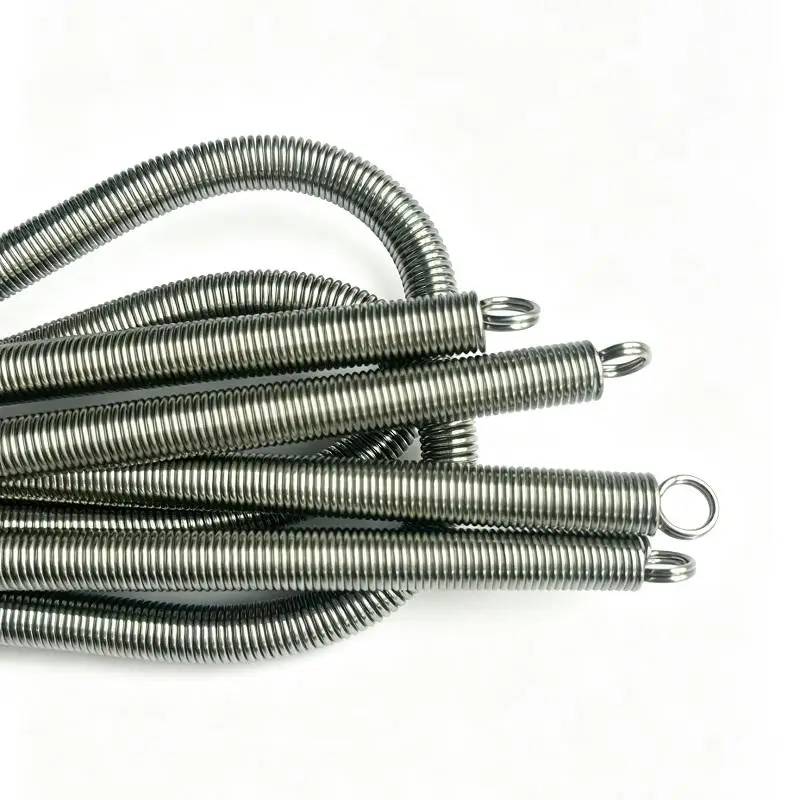 1.2mm Wire Extension Spring 304 Stainless Steel Double Loop Hook Eye Tension Spring  8-12mm OD 25-1000mm  Length Customizable